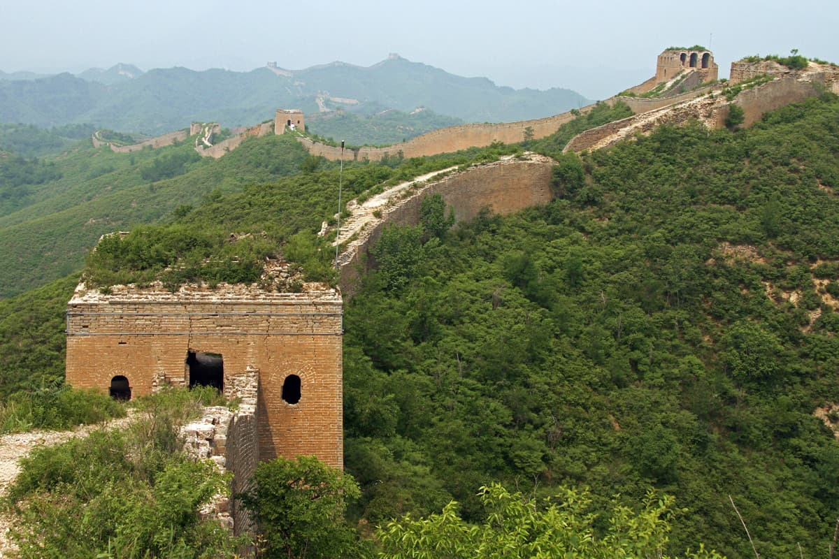 Towers on the Gubeikou ‘Panlongshan ’Great Wall